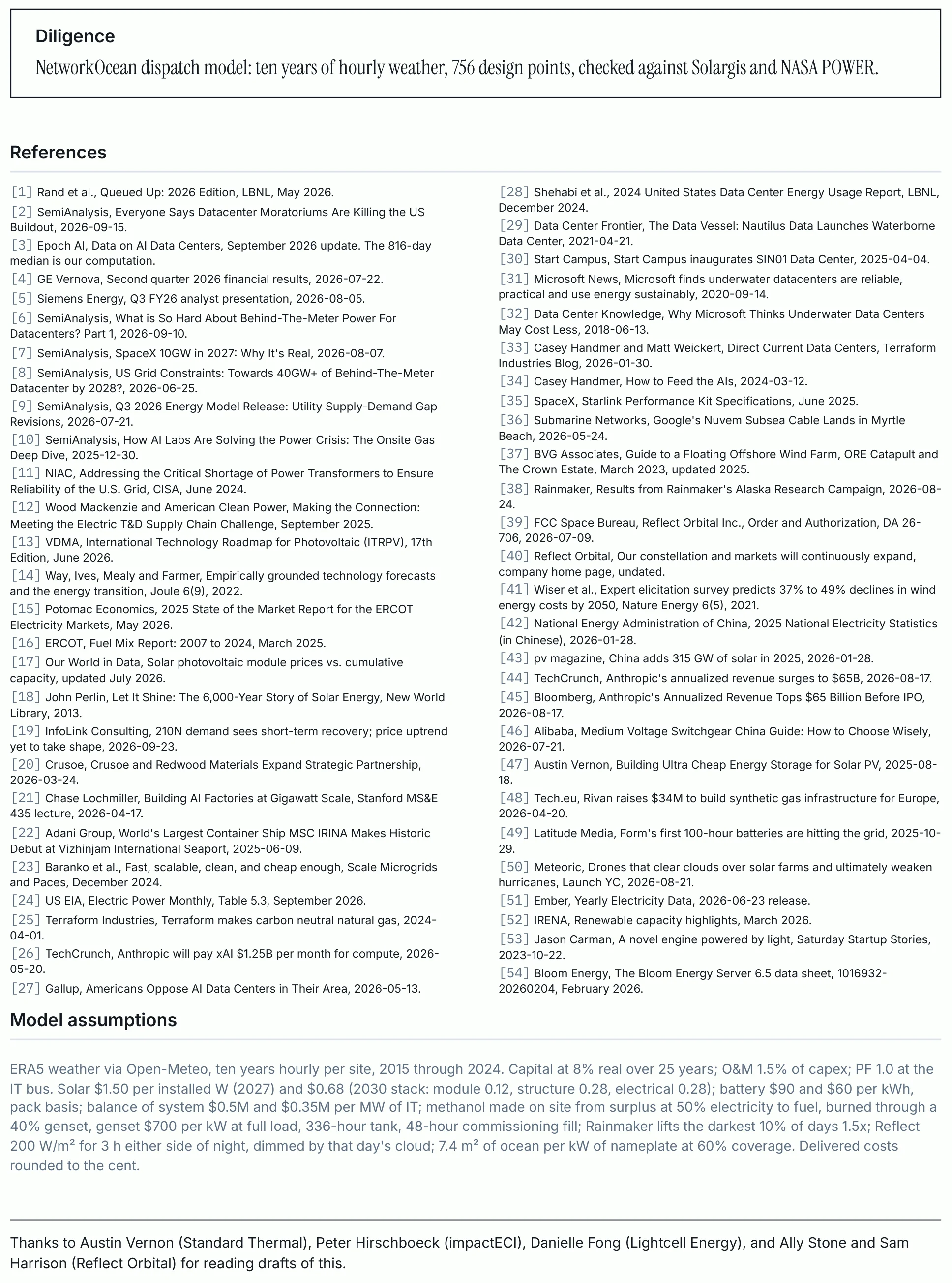 Whitepaper page 11 of 11: References